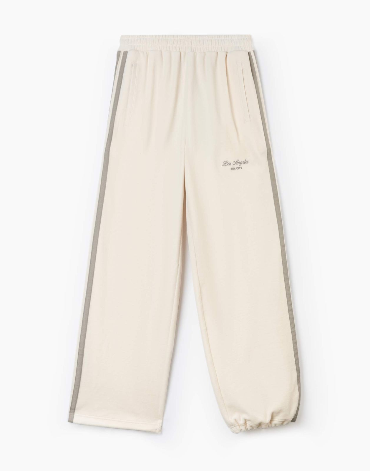 Спортивные брюки женские Gloria Jeans GAC022253 молочный XL/170