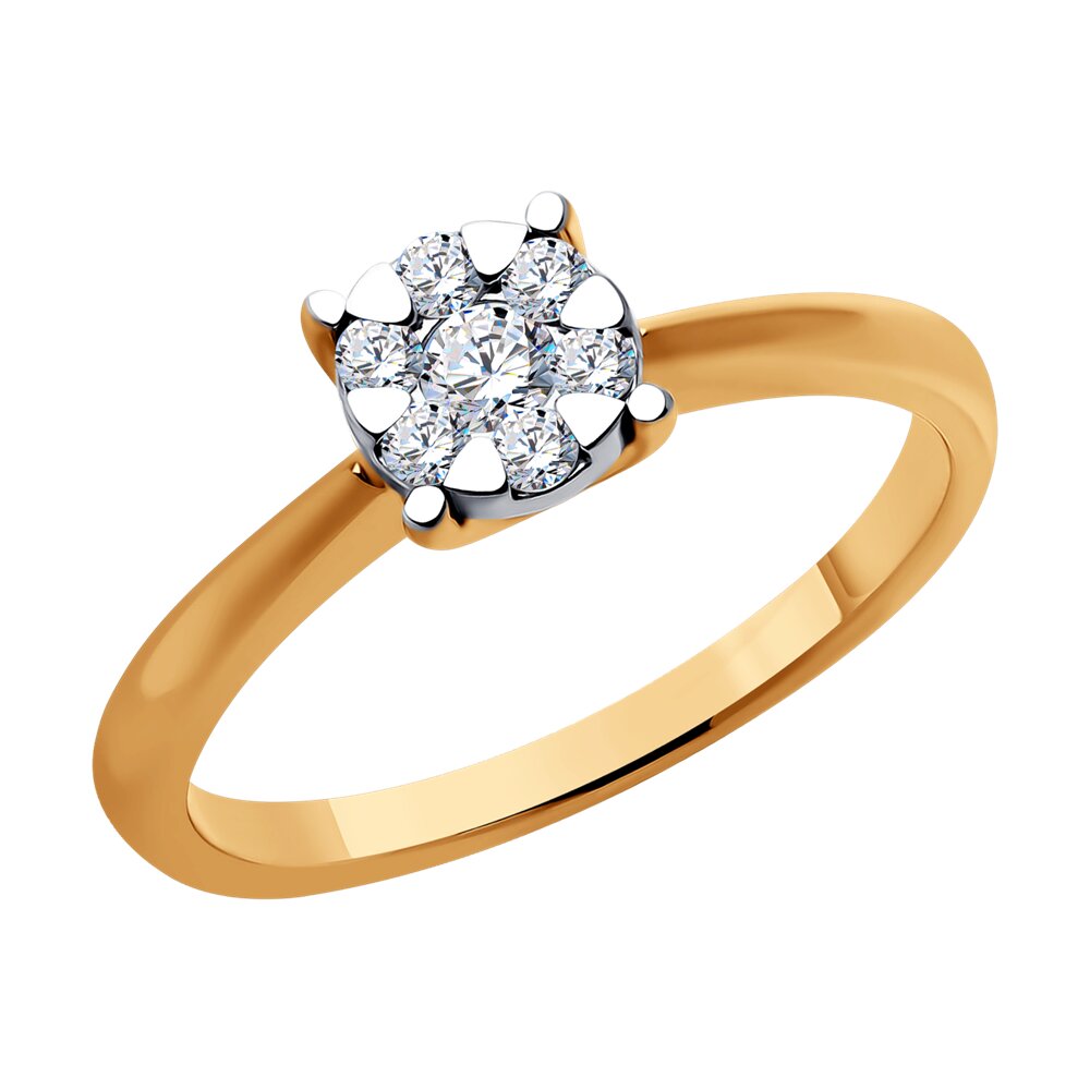

Кольцо из золота р. , SOKOLOV Diamonds 1012490, бриллиант, 1012490