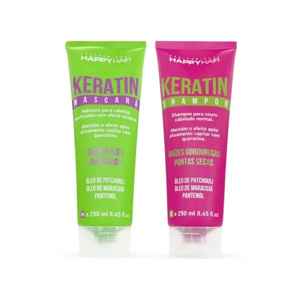

Шампунь + маска для волос комплект Happy Hair Professional KERATIN 250/250 мл