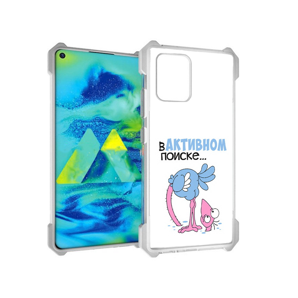 

Чехол MyPads Tocco для Samsung Galaxy S10 Lite в активном поиске (PT143840.502.255), Прозрачный, Tocco