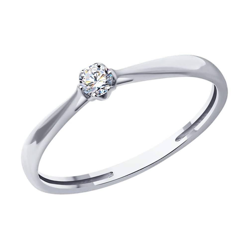 

Кольцо из золота р. , SOKOLOV Diamonds 1012458-3, бриллиант, 1012458-3