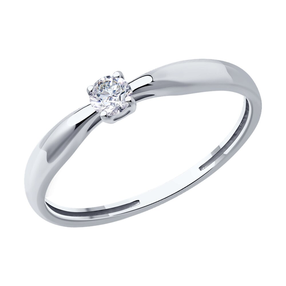 

Кольцо из золота р.  SOKOLOV Diamonds 1012454-3, бриллиант, 1012454-3