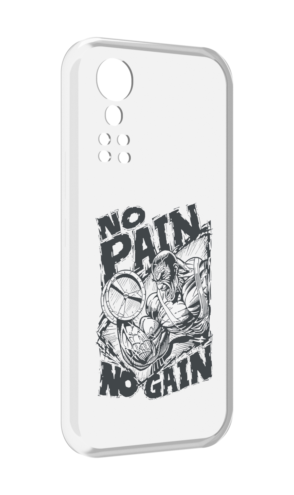 Чехол MyPads бодибилдинг тяжелая работа для ZTE Axon 30 5G / Axon 30S