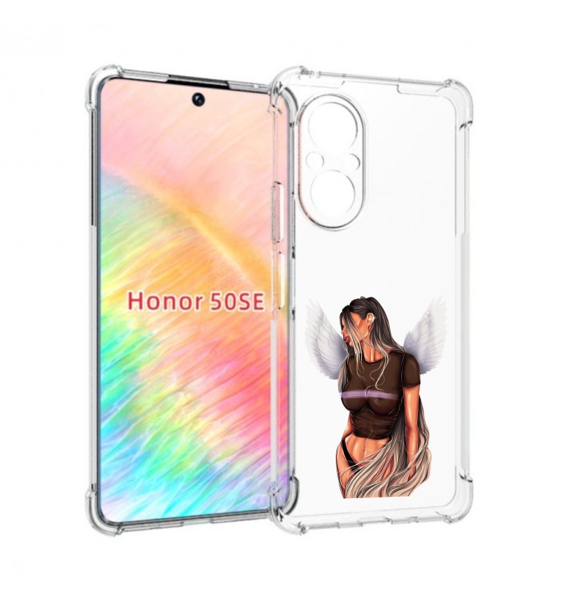 

Чехол бампер MyPads девушка-ангел-с-крыльями женский для Honor 5, Прозрачный, Tocco