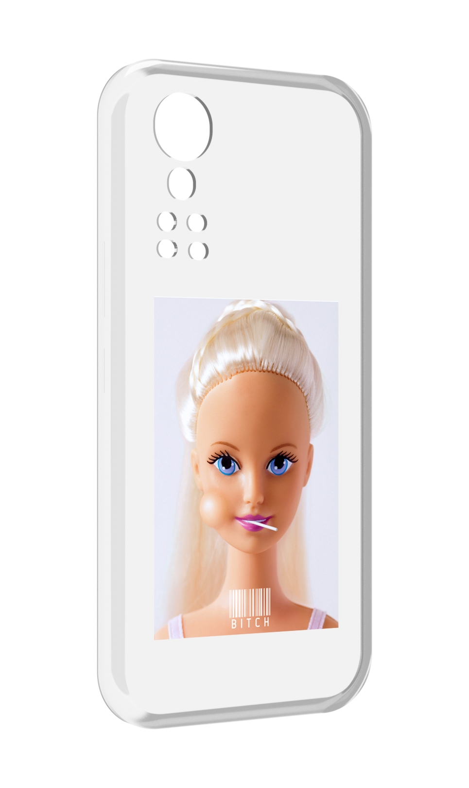 

Чехол MyPads барби для ZTE Axon 30 5G / Axon 30S, Прозрачный, Tocco
