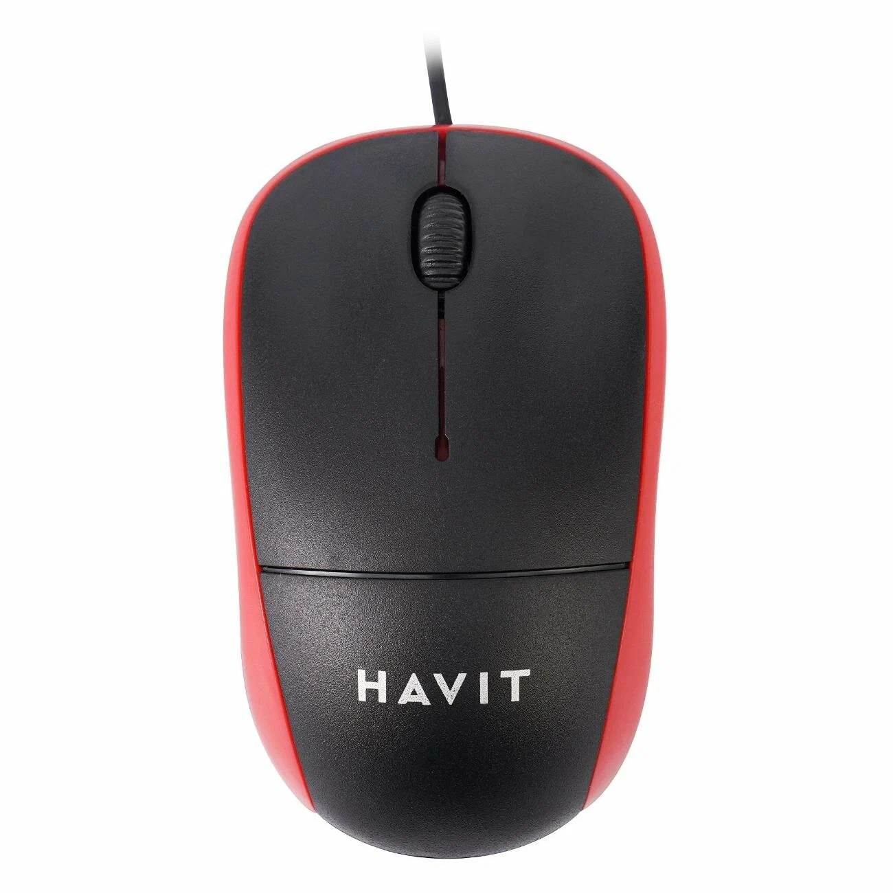 Проводная мышь Havit MS851 красный, черный (MS851 black/red)