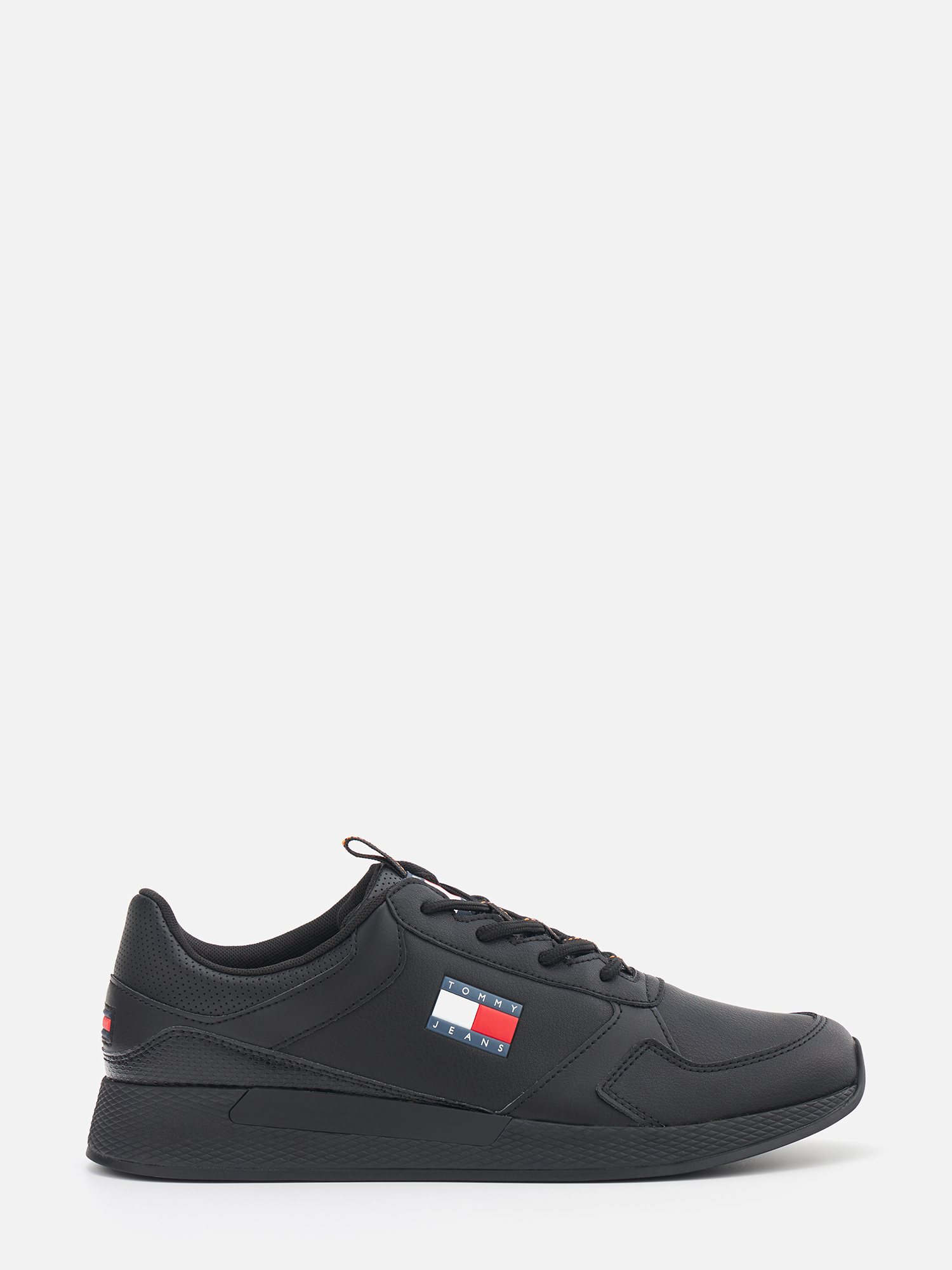 

Кроссовки мужские Tommy Hilfiger Flexi Runner EM0EM01409 черные 42 EU, Черный, Flexi Runner