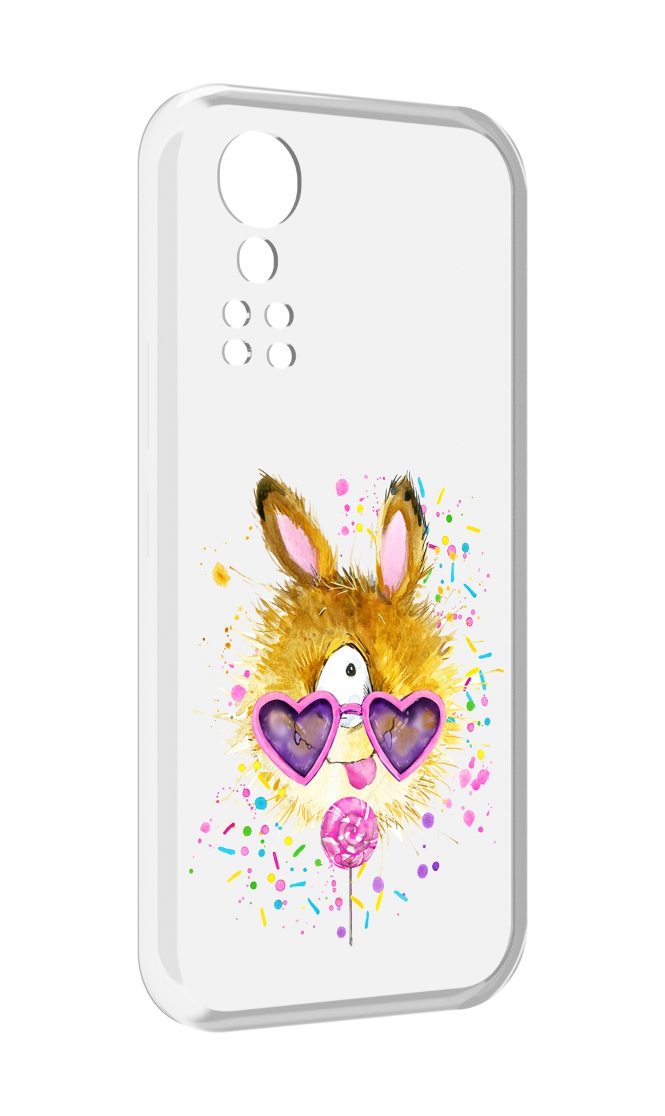 

Чехол MyPads Чупя для ZTE Axon 30 5G / Axon 30S, Прозрачный, Tocco