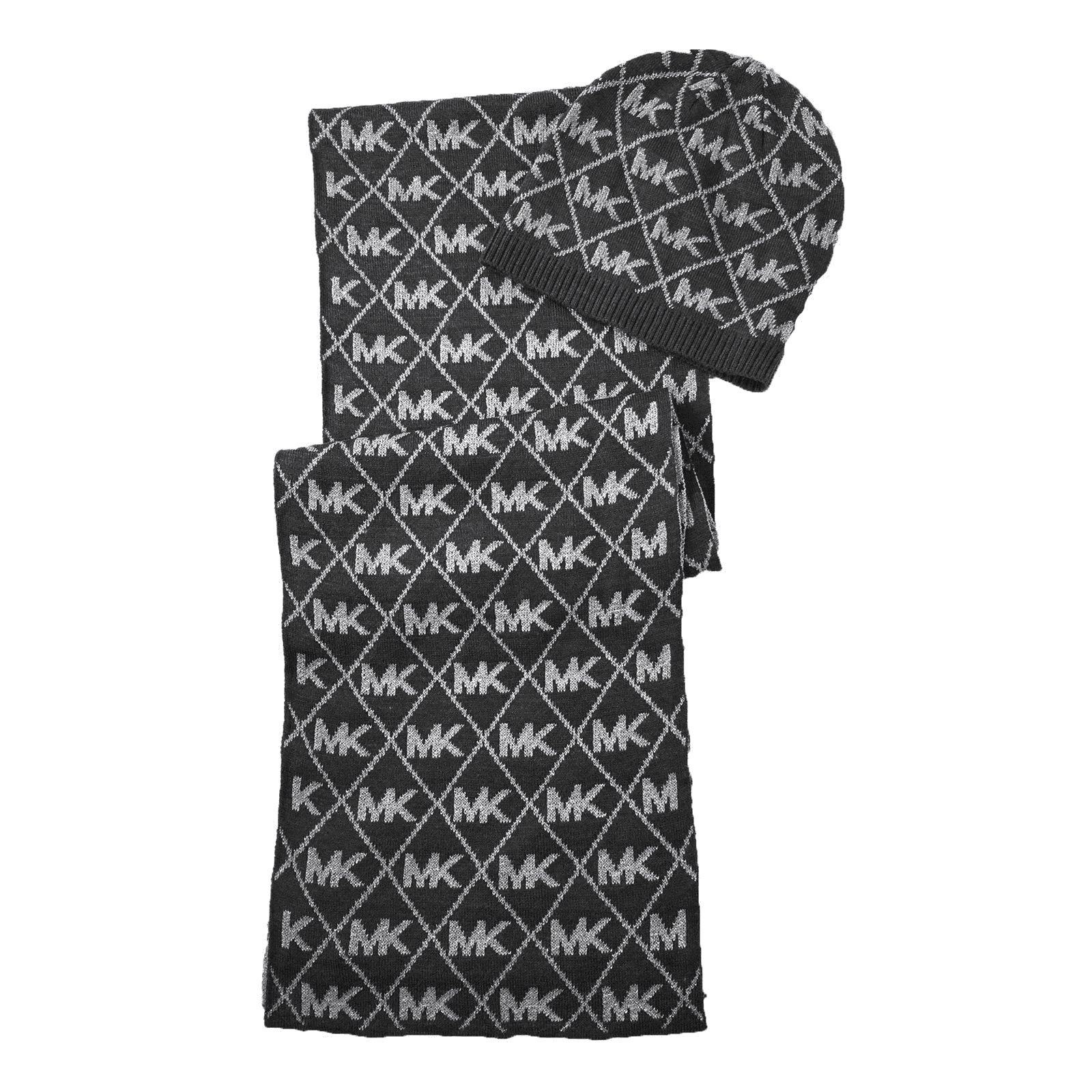 Комплект (шапка+шарф) женский Michael Kors 537866C серый, one size
