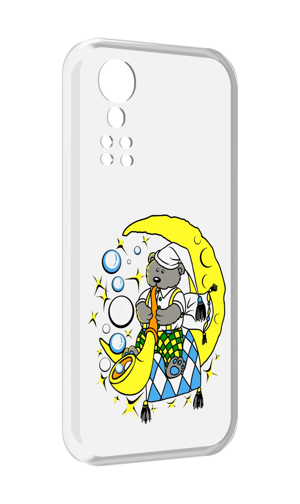 

Чехол MyPads Сырная луна для ZTE Axon 30 5G / Axon 30S, Прозрачный, Tocco