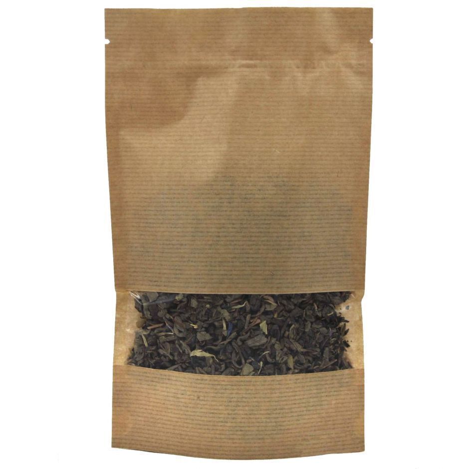 

Пакет дой-пак крафт с окошком 40 мм, с замком zip-lock, 20*30 см 25 шт