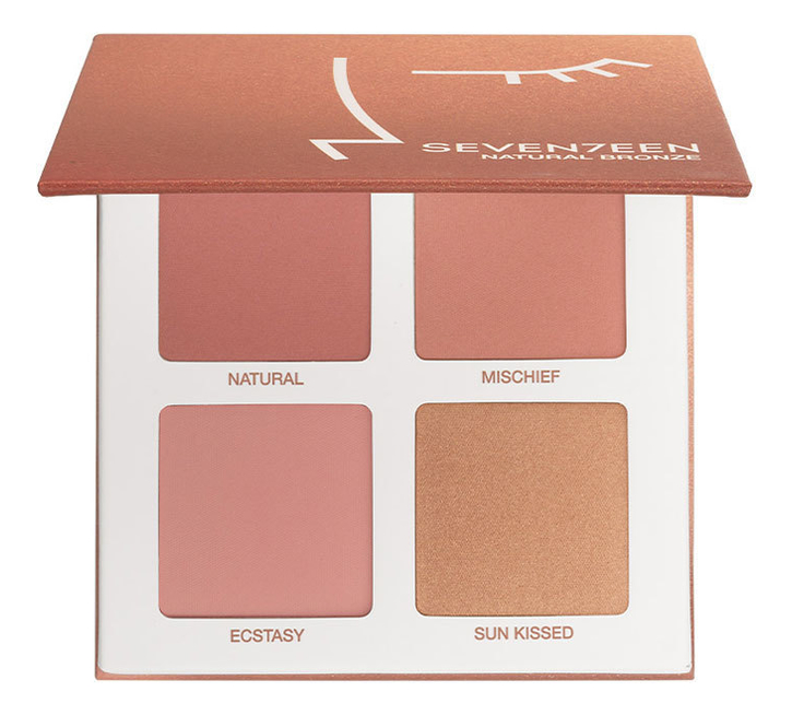 фото Палетка для макияжа seventeen natural bronze blush palette