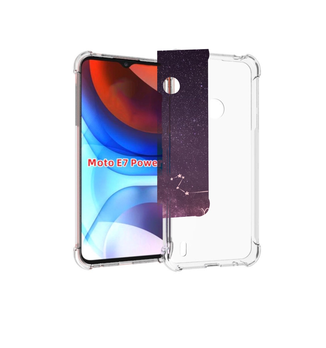 

Чехол MyPads знак зодиака скорпион 4 для Motorola Moto E7 Power, Прозрачный, Tocco