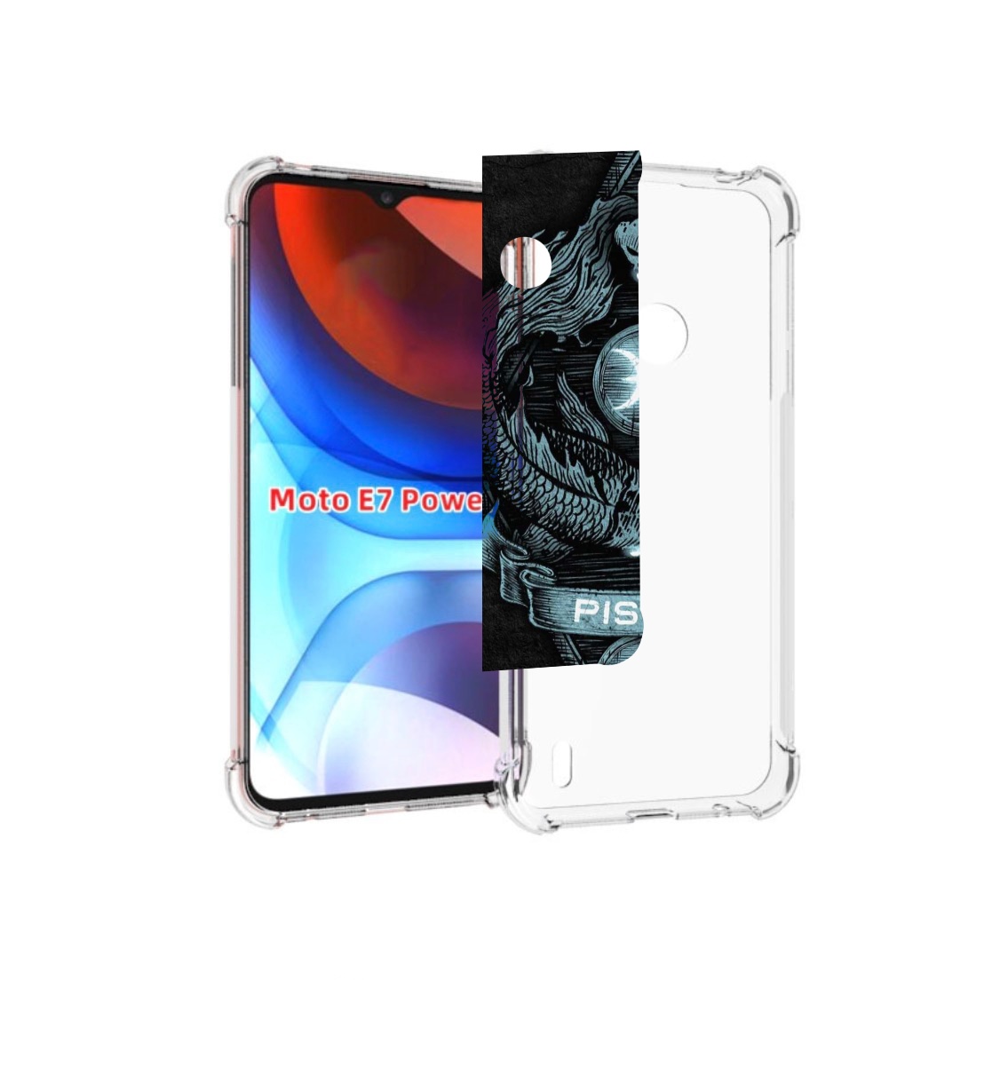

Чехол MyPads знак зодиака рыбы 4 для Motorola Moto E7 Power, Прозрачный, Tocco