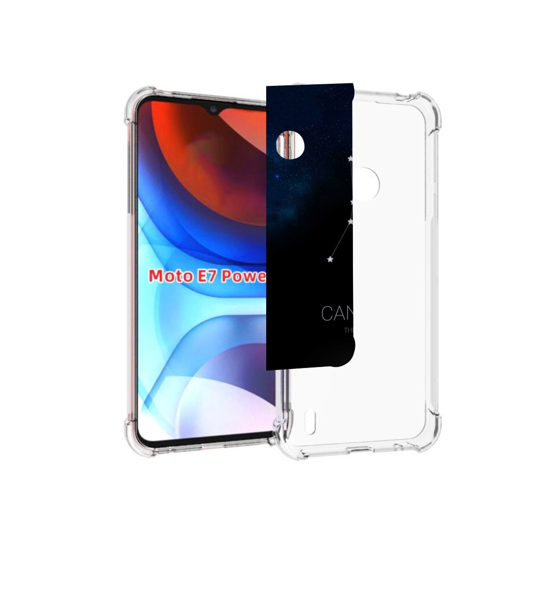 

Чехол MyPads знак зодиака рак 2 для Motorola Moto E7 Power, Прозрачный, Tocco