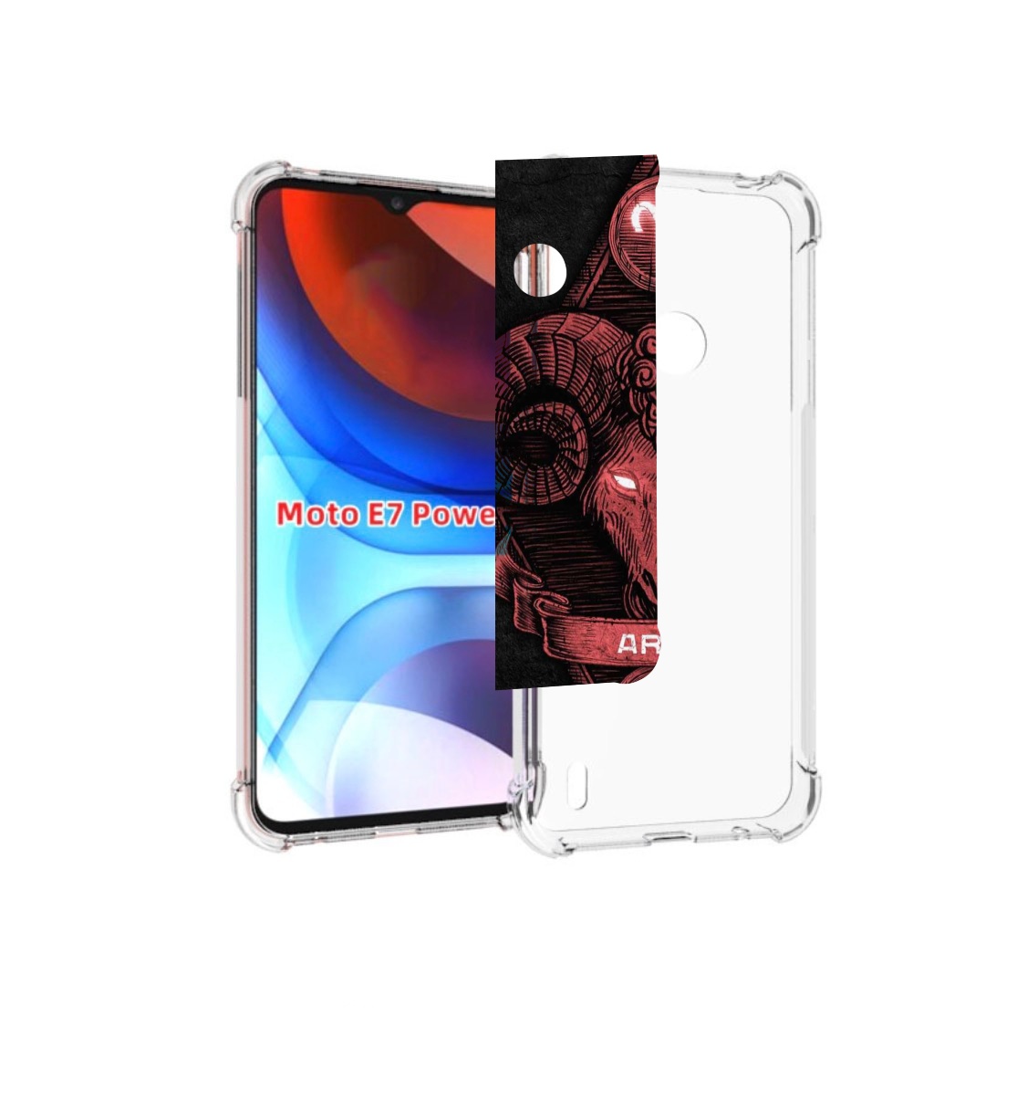 Чехол MyPads знак зодиака овен 6 для Motorola Moto E7 Power
