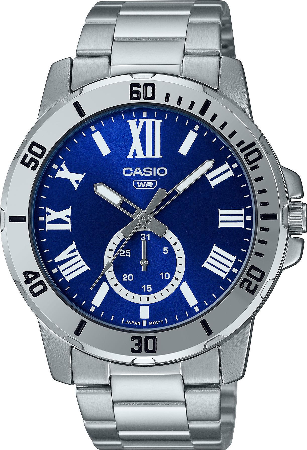 

Наручные часы мужские Casio MTP-VD200D-2B, MTP-VD200D-2B