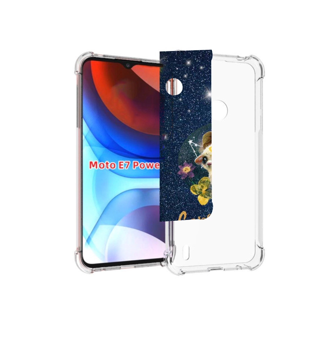 

Чехол MyPads знак зодиака козерог 3 для Motorola Moto E7 Power, Прозрачный, Tocco