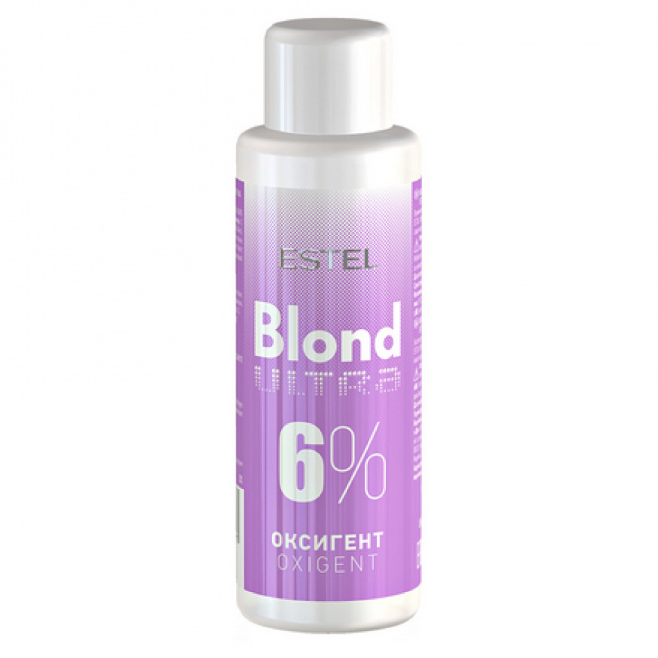 Набор Estel Оксигент для волос Ultra Blond 6% 60 мл 3 шт оттеночный бальзам для волос joanna ultra color тон нежно розовый блонд 100 г