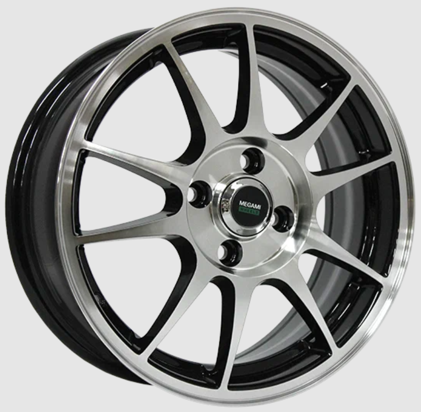 

Диски Megami MGM-5 6,0x15 4x100 D54.1 ET46 цвет GMF (темно-серый,полировка)