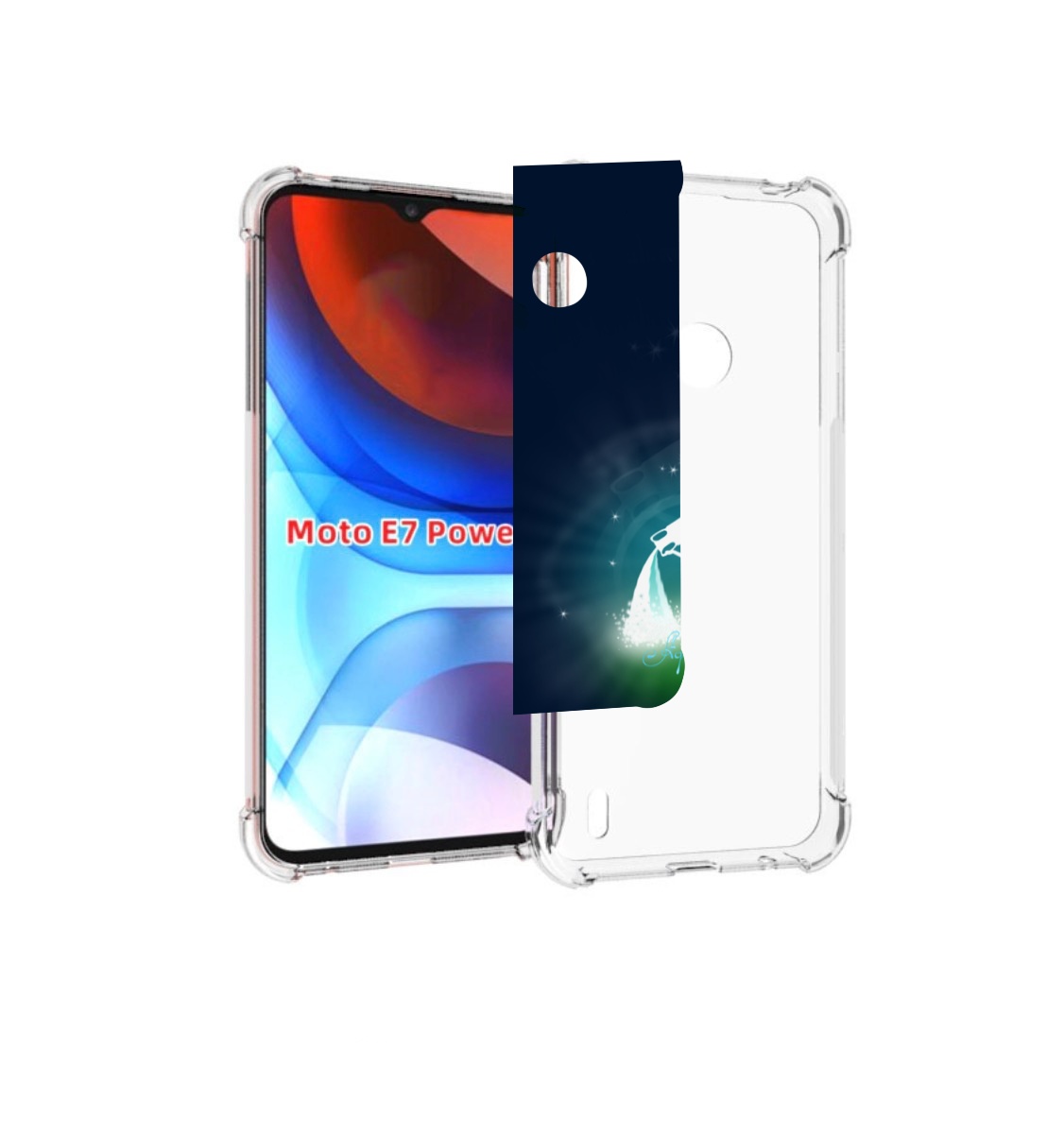 

Чехол MyPads знак зодиака водолеи 1 для Motorola Moto E7 Power, Прозрачный, Tocco