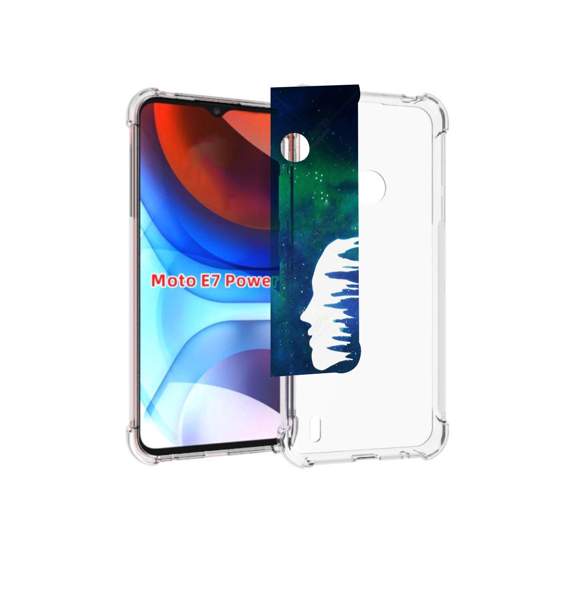 

Чехол MyPads знак зодиака близнецы 6 для Motorola Moto E7 Power, Прозрачный, Tocco