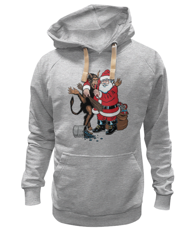 

Худи унисекс Printio Happy new year серое 3XL, Серый, Happy new year