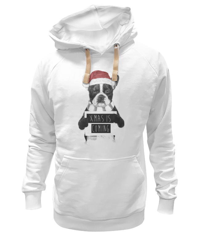 

Худи унисекс Printio Скоро новый год белое 3XL, Белый, Скоро новый год
