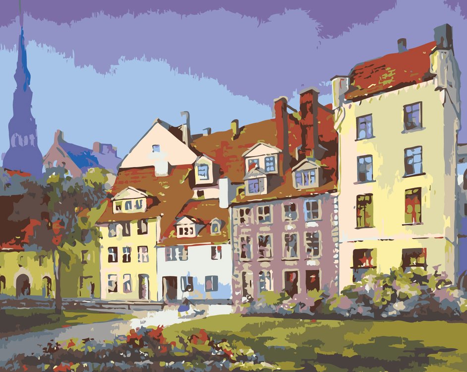 

Картина по номерам Живопись по Номерам Старая Европа, 40x50, Старая Европа