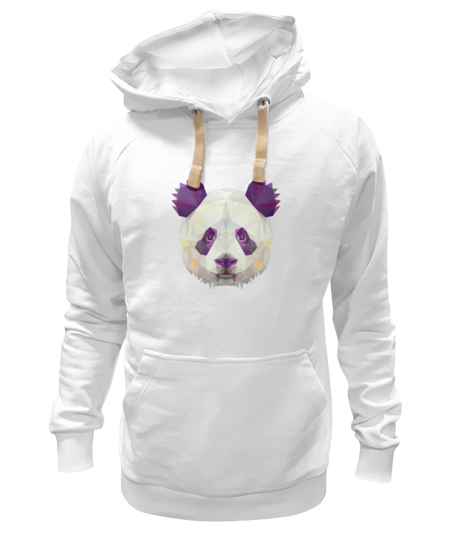 

Худи унисекс Printio Панда белое 3XL, Белый, Панда