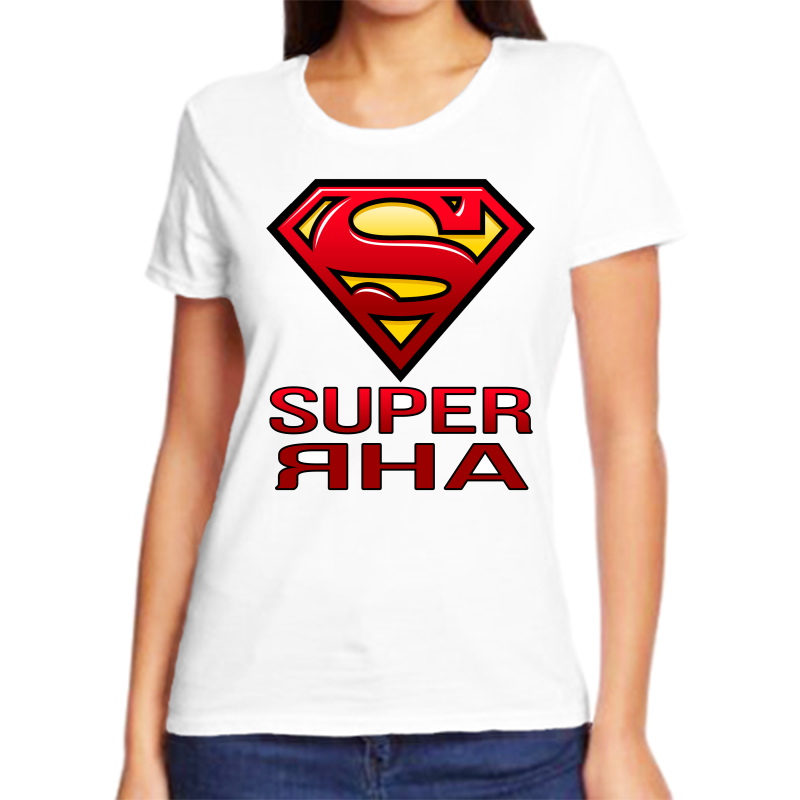 

Футболка женская белая 68 р-р супер яна, Белый, fzh_super_yana