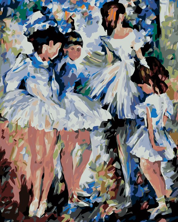 

Картина по номерам Живопись по Номерам Юные балерины, 40x50, Юные балерины