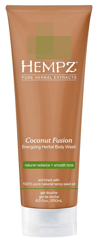Гель для душа Hempz Coconut Fusion Energizing Herbal кокос 250 мл суфле для тела с мерцающим эффектом herbal body souffle coconut fusion