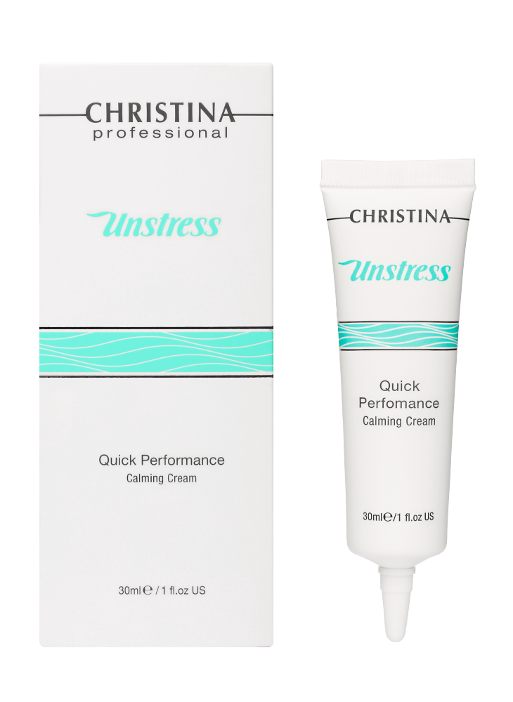 Успокаивающий крем Christina Unstress Quick Performance Calming Cream, 30 мл успокаивающий крем быстрого действия unstress quick performance calming cream