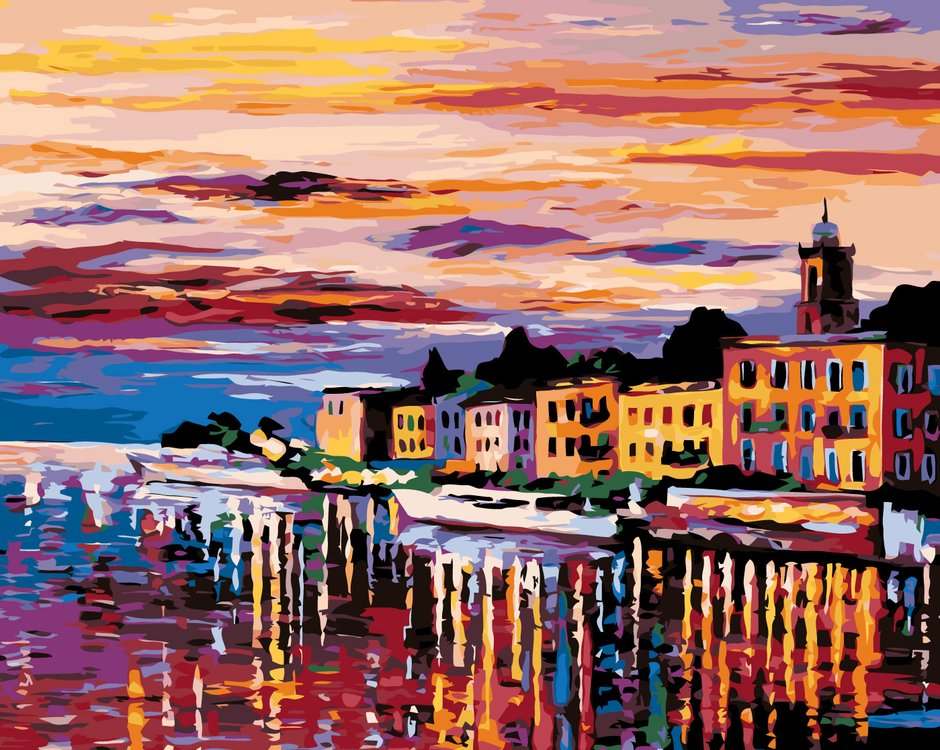 

Картина по номерам Живопись по Номерам Закат, 40x50, Закат