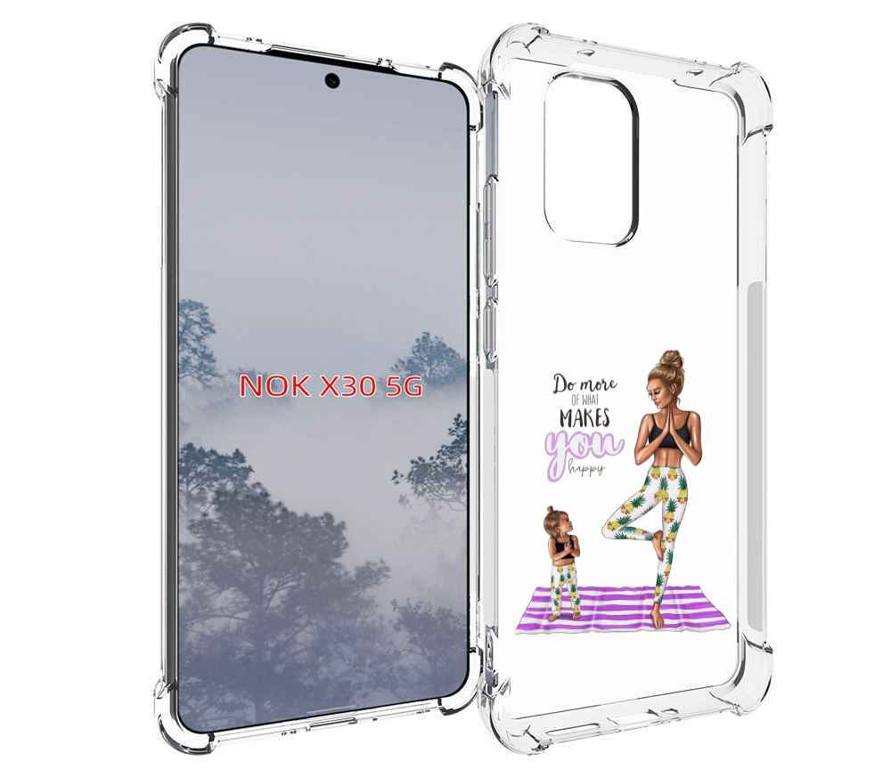 

Чехол MyPads Девочки-в-ананасах для Nokia X30 5G, Tocco
