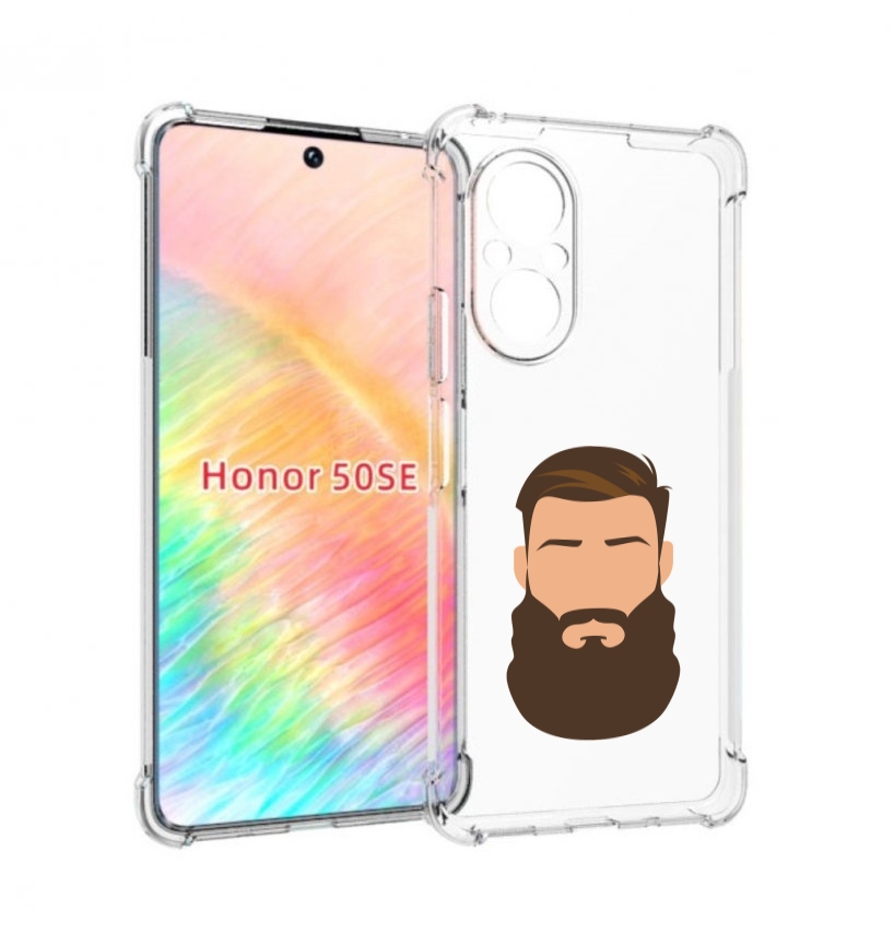 Чехол бампер MyPads густая-борода для Honor 50 SE противоударный