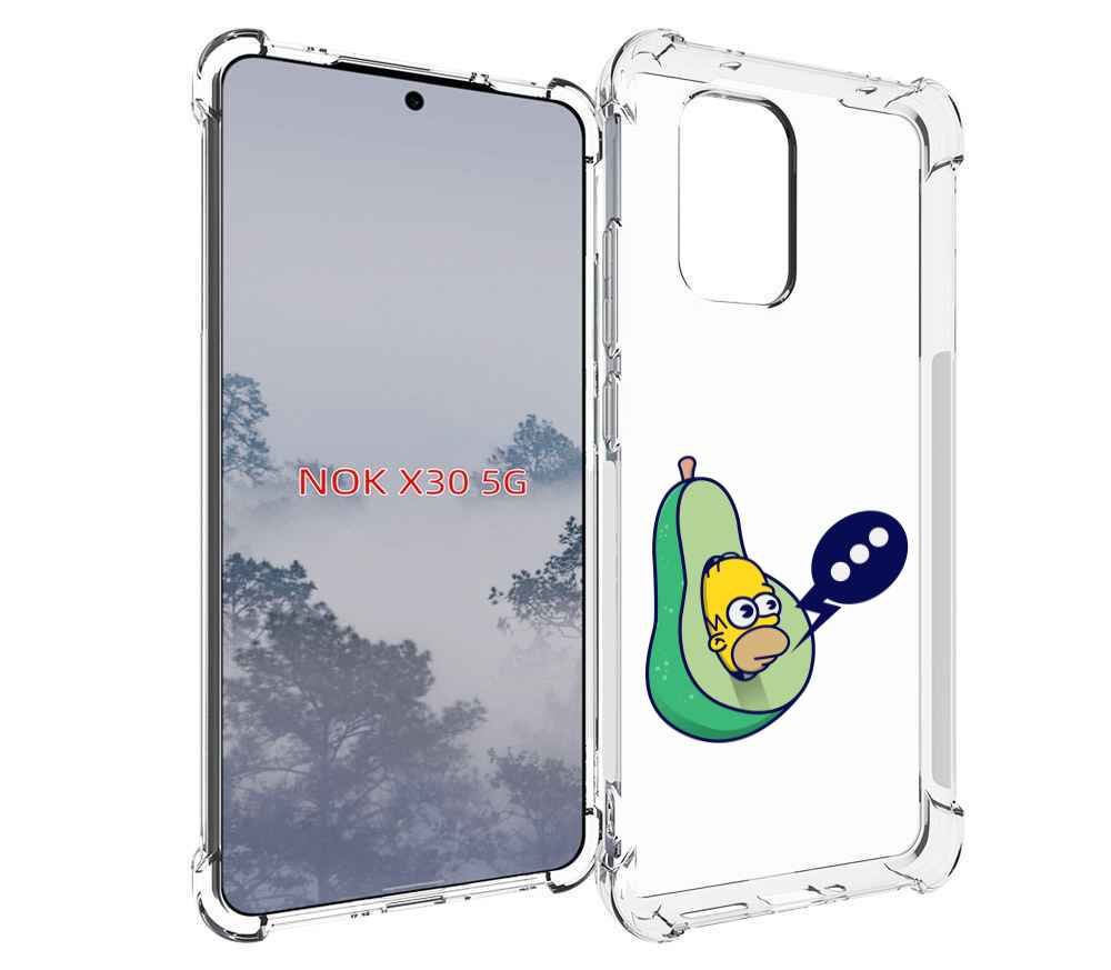 

Чехол MyPads Гомер-авокадо для Nokia X30 5G, Tocco