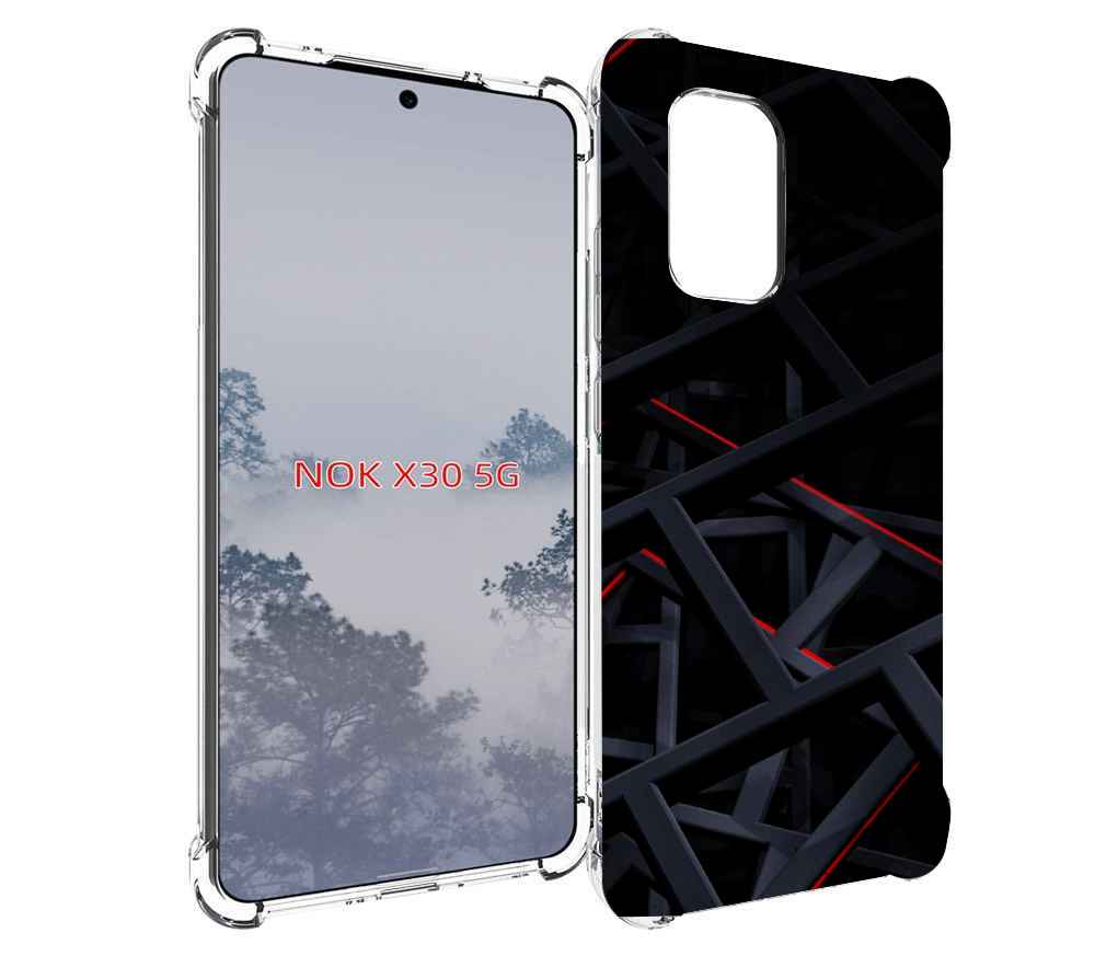 

Чехол MyPads Геометрия для Nokia X30 5G, Tocco