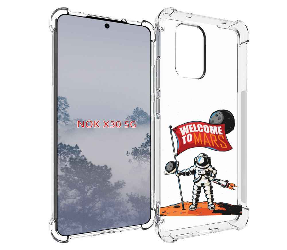 

Чехол MyPads Вэлком-Марс для Nokia X30 5G, Tocco