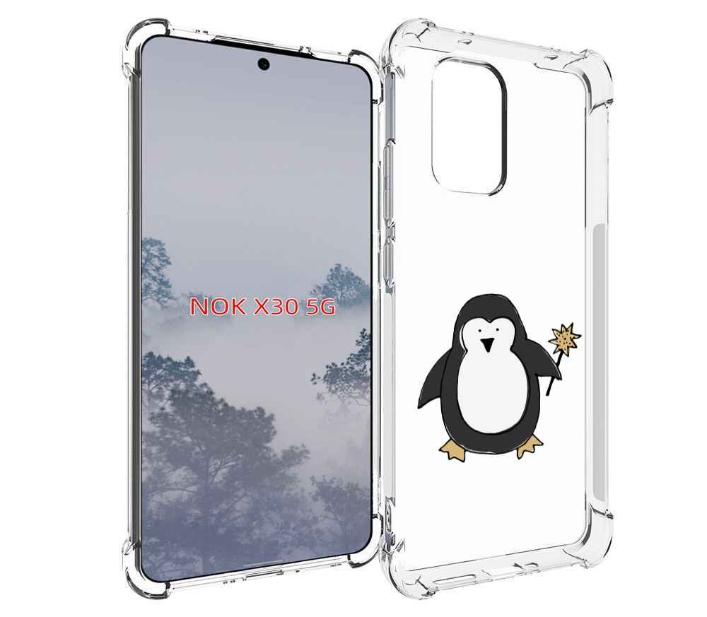

Чехол MyPads Волшебный пингвин для Nokia X30 5G, Tocco