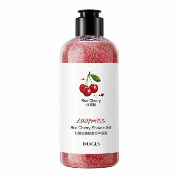 Купить Гель-скраб для душа с экстрактом вишни Images Luofmiss Cherry Fruit Shower Gel, 300мл