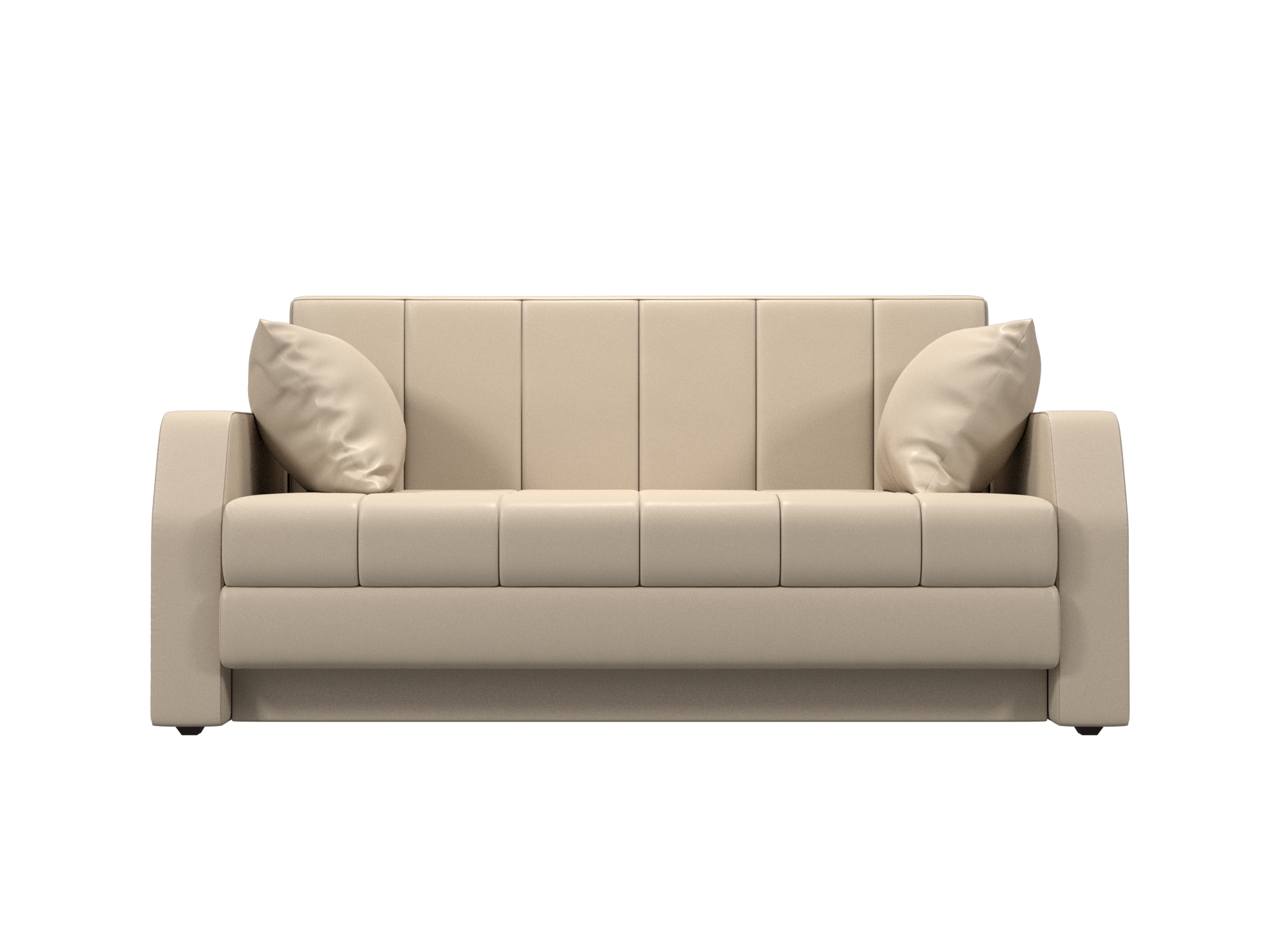 

Диван-кровать 4Home Малютка, 154x86x73 см, выкатной, бежевый, экокожа, Малютка