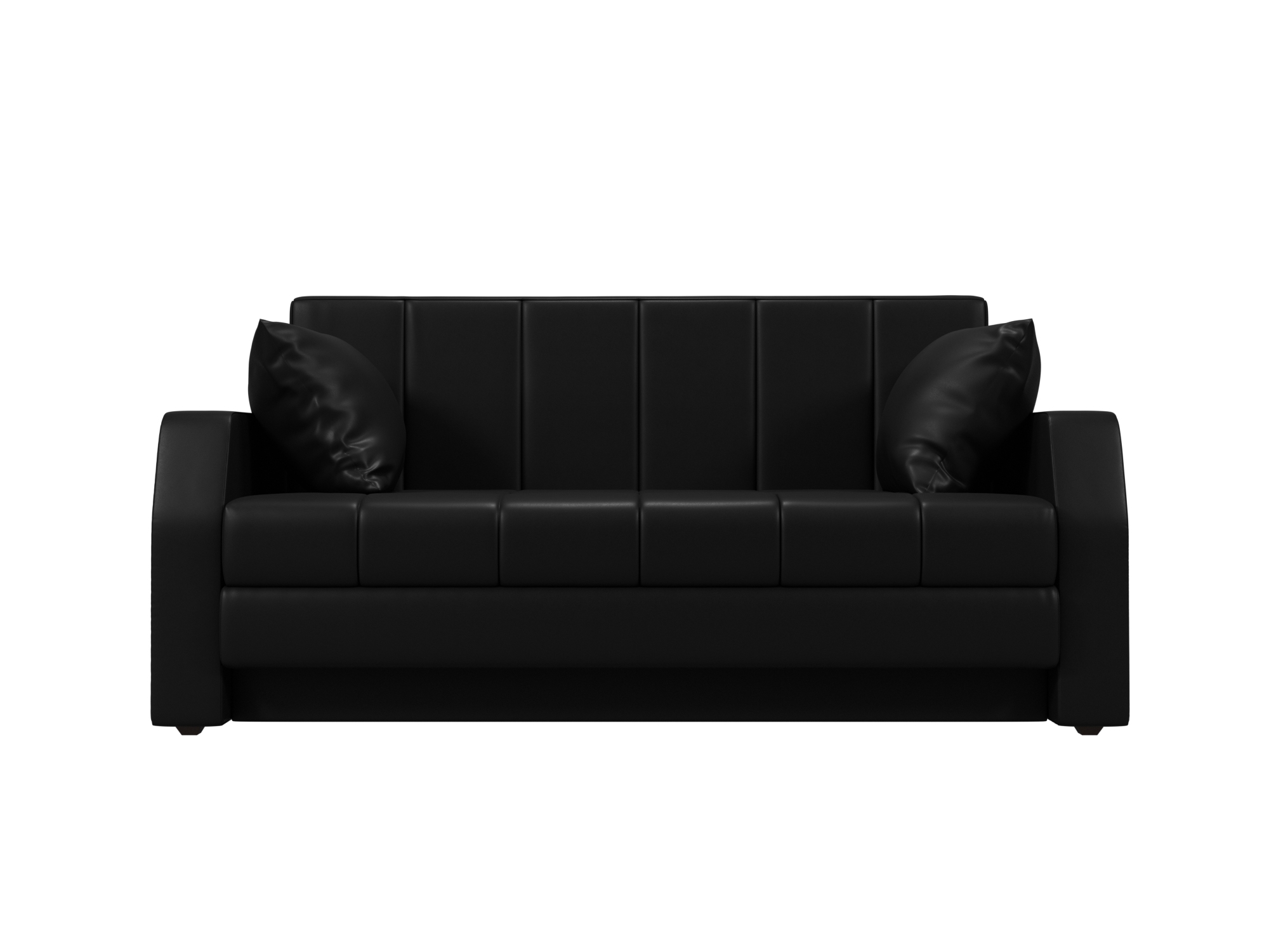 

Диван-кровать 4Home Малютка, 154x86x73 см, выкатной, черный, экокожа, Малютка