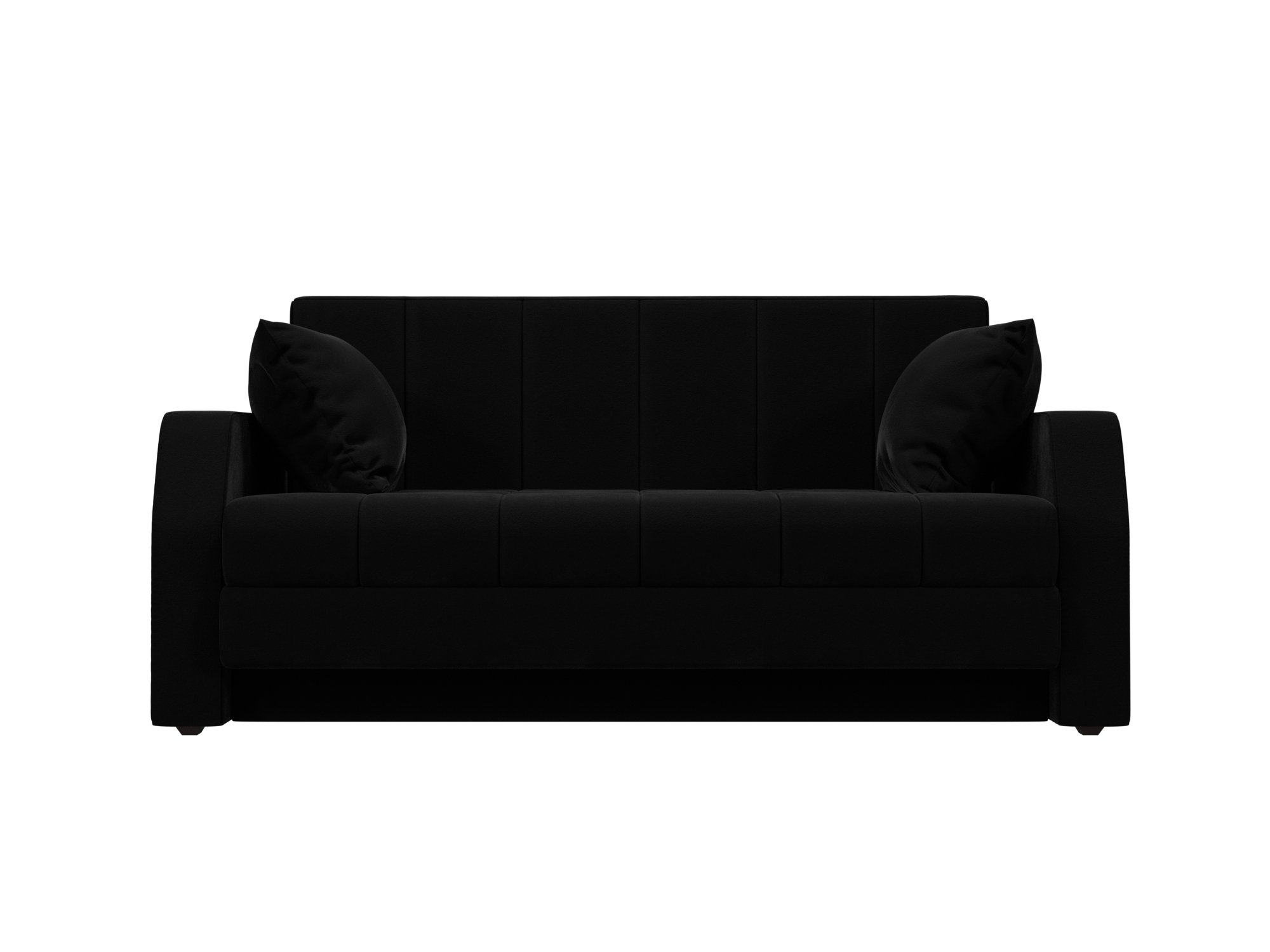 

Диван-кровать 4Home Малютка, 154x86x73 см, выкатной, черный, микровельвет, Малютка