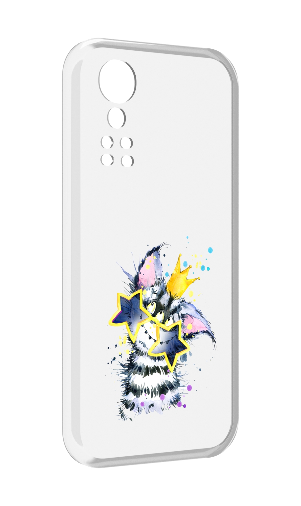 

Чехол MyPads Мартовский Нуся для ZTE Axon 30 5G / Axon 30S, Прозрачный, Tocco