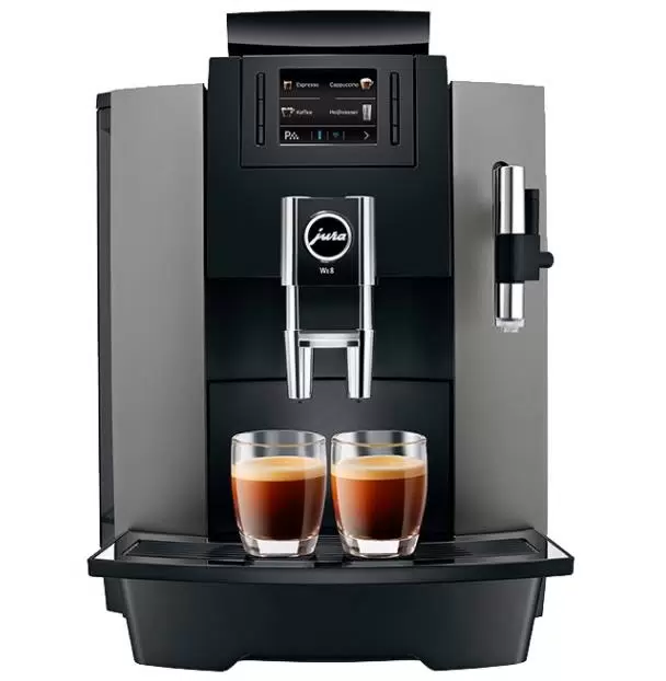 

Кофемашина автоматическая Jura WE8 Dark серебристый, WE8 Dark
