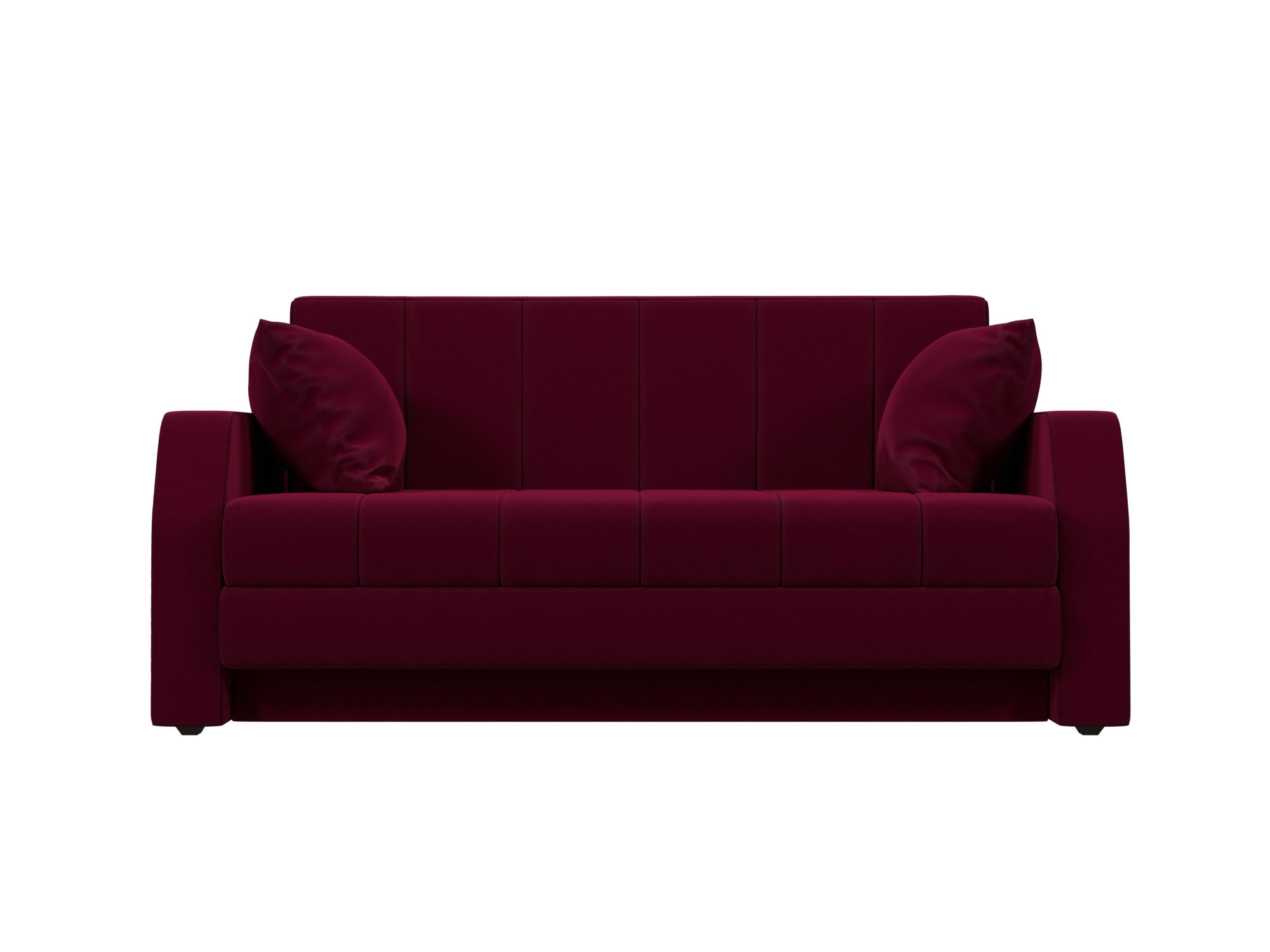 

Диван-кровать 4Home Малютка, 154x86x73 см, выкатной, бордовый, микровельвет, Малютка