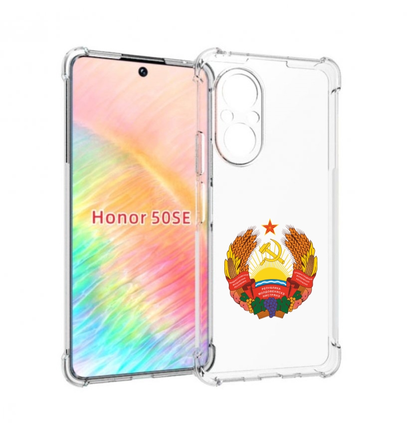 

Чехол бампер MyPads герб-приднестровья для Honor 50 SE противоуд, Прозрачный, Tocco
