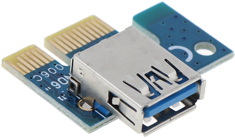 

Адаптер GSMIN SK10 PCI-E 1x на USB3.0, KP8